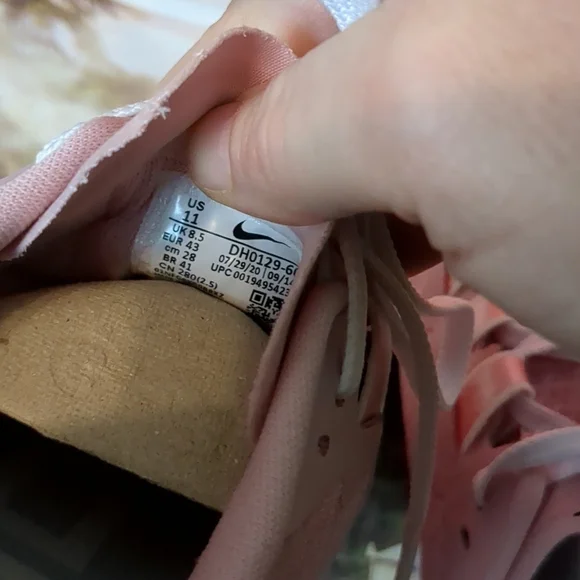 Nike air zoom pegasus 37 pink shoes size 11 - Picture 6 of 7